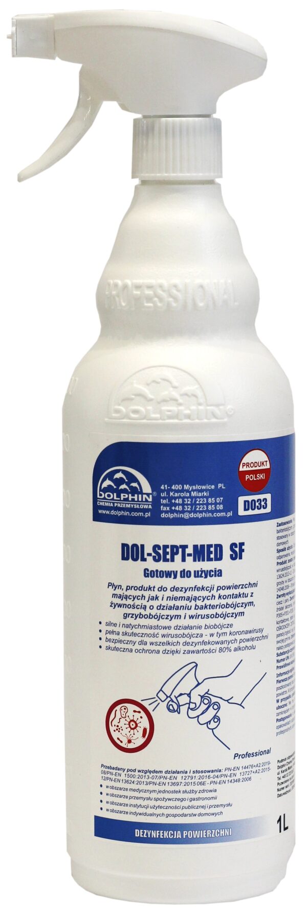 DOLPHIN D033 DOL-SEPT SF MED 1L (12/360)