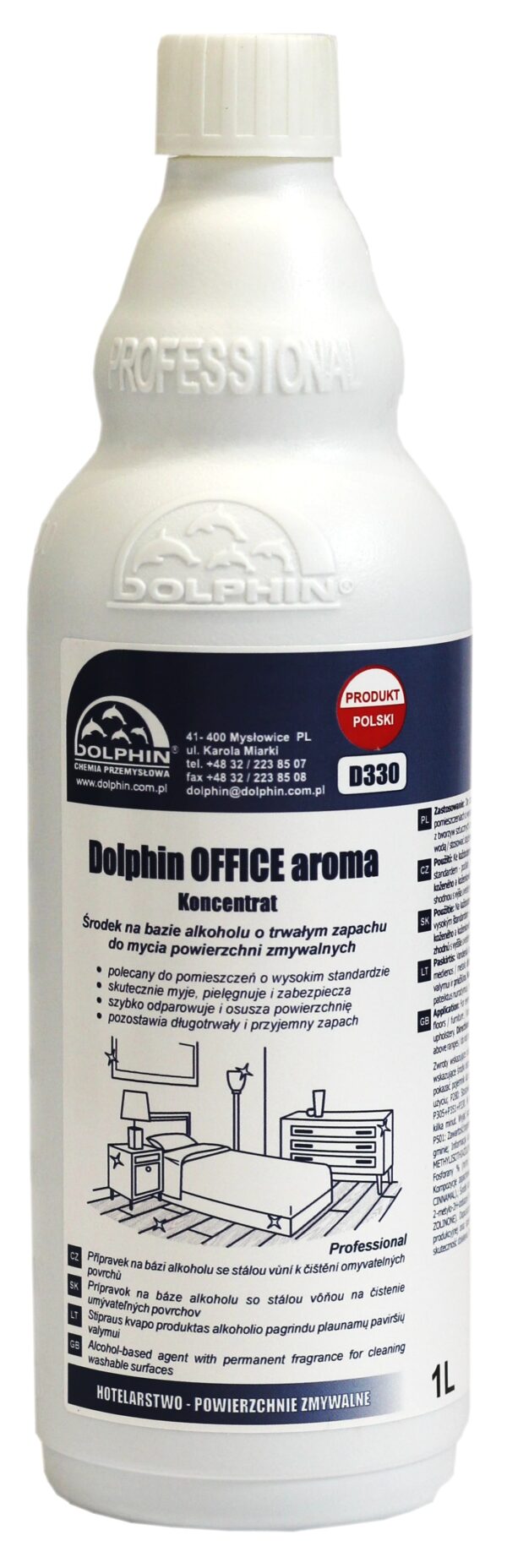 DOLPHIN D330 OFFICE aroma 1L (12/360)
