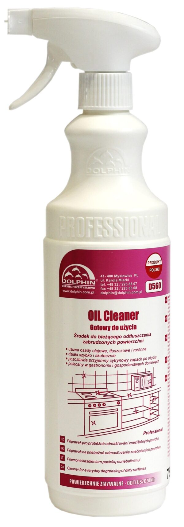 DOLPHIN D560 OIL CLEANER 0,75L (20/360)