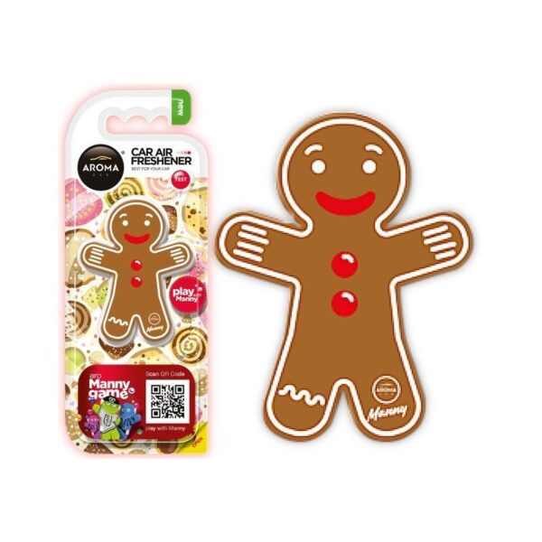AROMA CAR XMASS MANNY COOKIE Gingerbread