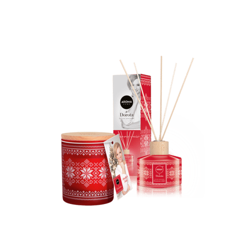 Aroma Home & Dorota CHRISTMAS BOX CYNAMONOWY WIECZÓR STICKS/CANDLE