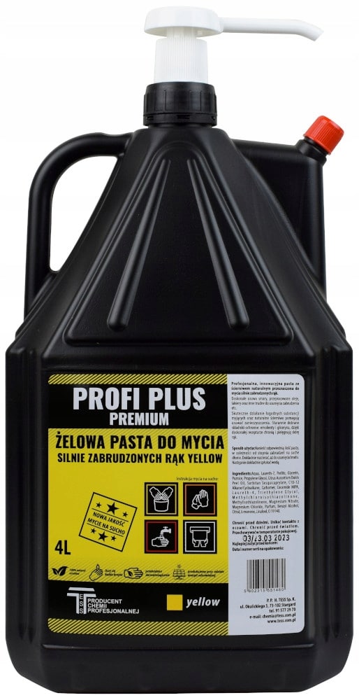 PROFI PLUS pasta/ żel BHP 4L z pompka