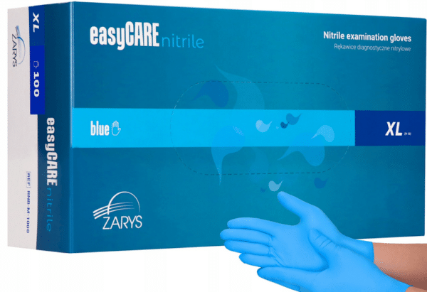 EASY CARE BLUE rękawice nitrylowe PF 10 XL a’100