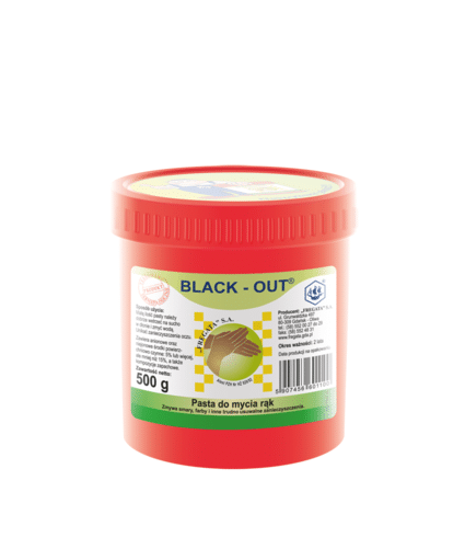 BLACK OUT pasta BHP 0,5Kg (24/960/1440)