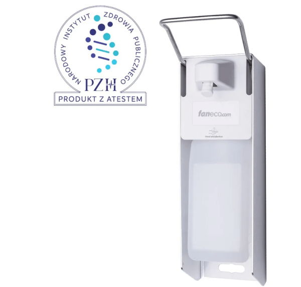 FANECO DOZOWNIK MATALOWY ŁOKCIOWY DO MYDŁA I PŁYNÓW DEZYNF. 0,5L MED500AT FANECO DOZOWNIK MATALOWY ŁOKCIOWY DO MYDŁA I PŁYNÓW DEZYNF. 0,5L MED500AT