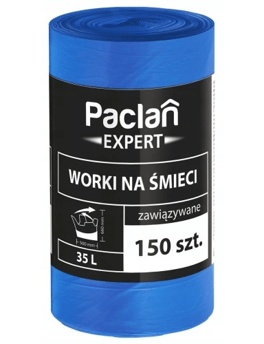 PACLAN EXPERT worki na śmieci 35l a’150 niebieskie (16)
