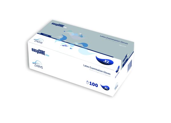 EASY CARE rękawice lateksowe, 10 XL, a’100, kat. III EASY CARE rękawice lateksowe, 10 XL, a’100, kat. III